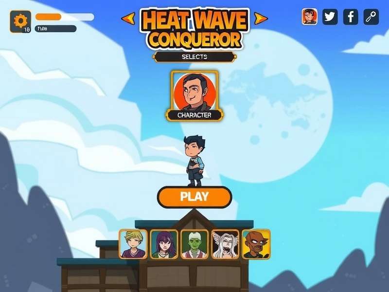 Heat Wave Conqueror character selection screen